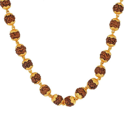 Golden Rudraksha Mala