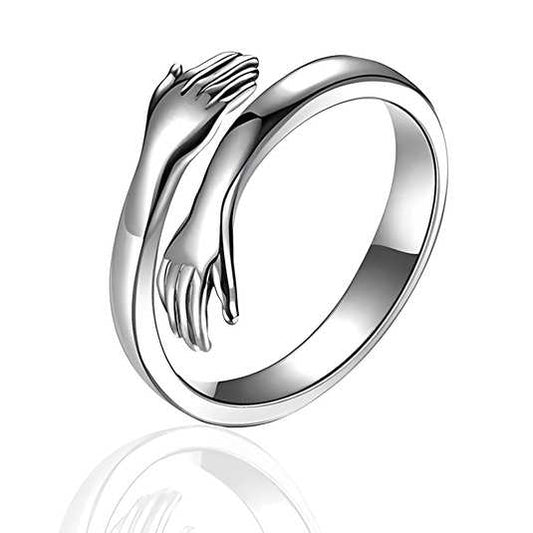 Silver Hug Ring