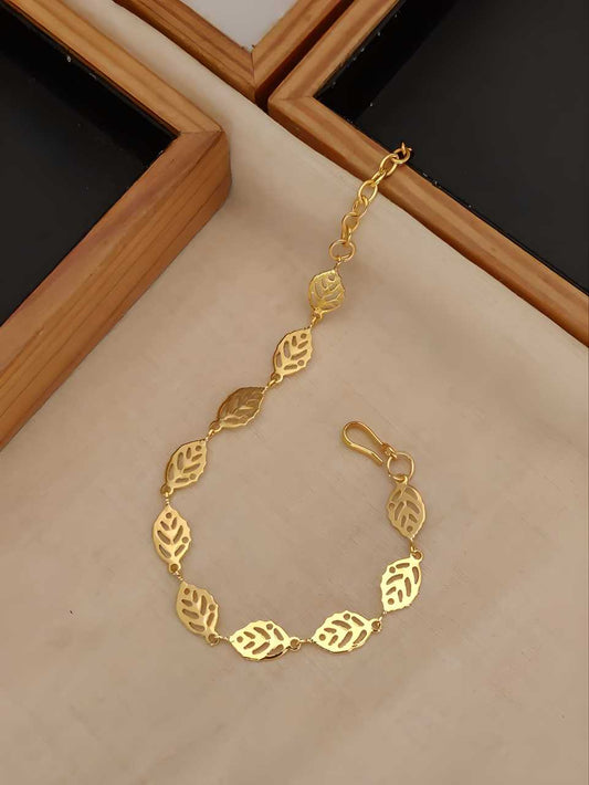 Golden Leaf Bracelet