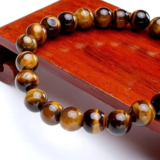 Tiger Eye Yellow Crystal Bracelet
