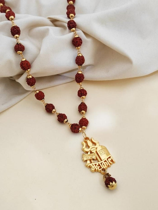 Mahakal Trishul with Rudraksha Mala