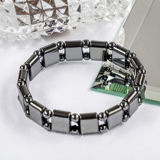 Magnetic Black Stone Bracelet