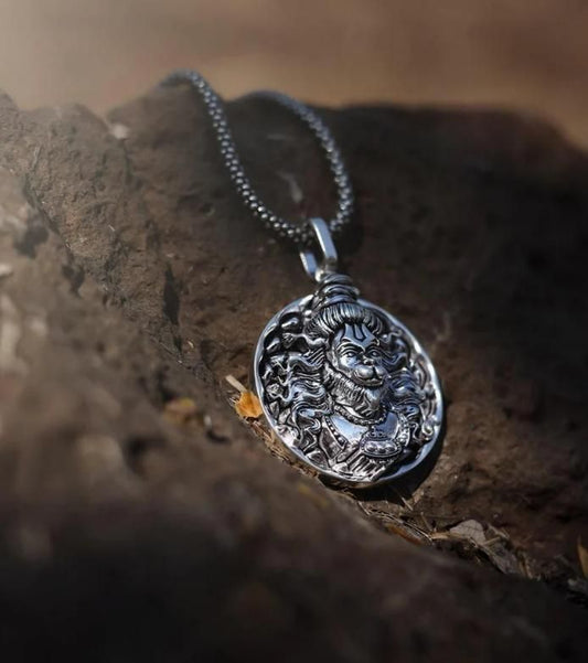 Hanuman Ji Round Necklace