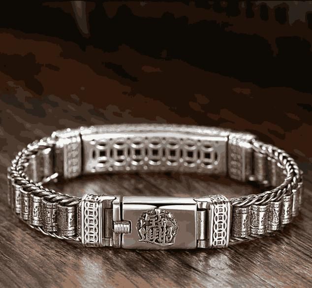 Men Cuff Charm Bracelet