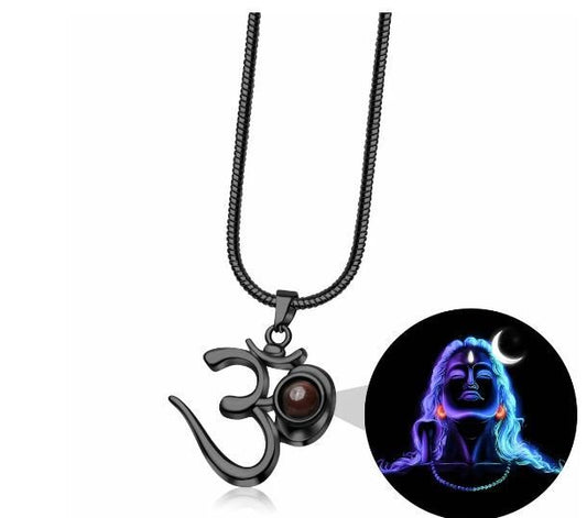 OM Pendant with Adiyogi ji