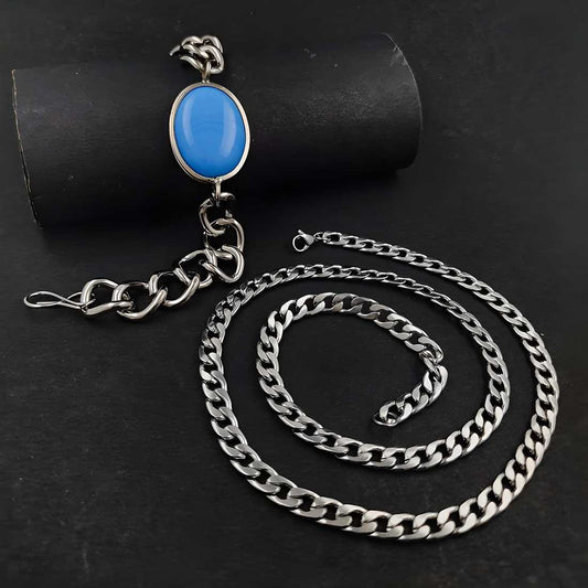 Turquoise Salman Khan Bracelet & Chain
